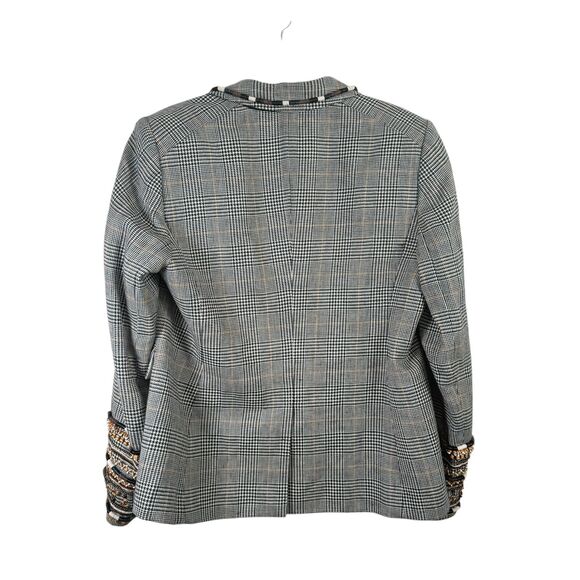 Veronica Beard Bronley Dickey Jacket Blazer Grey Plaid Career Office Womens 14 - Picture 6 of 8